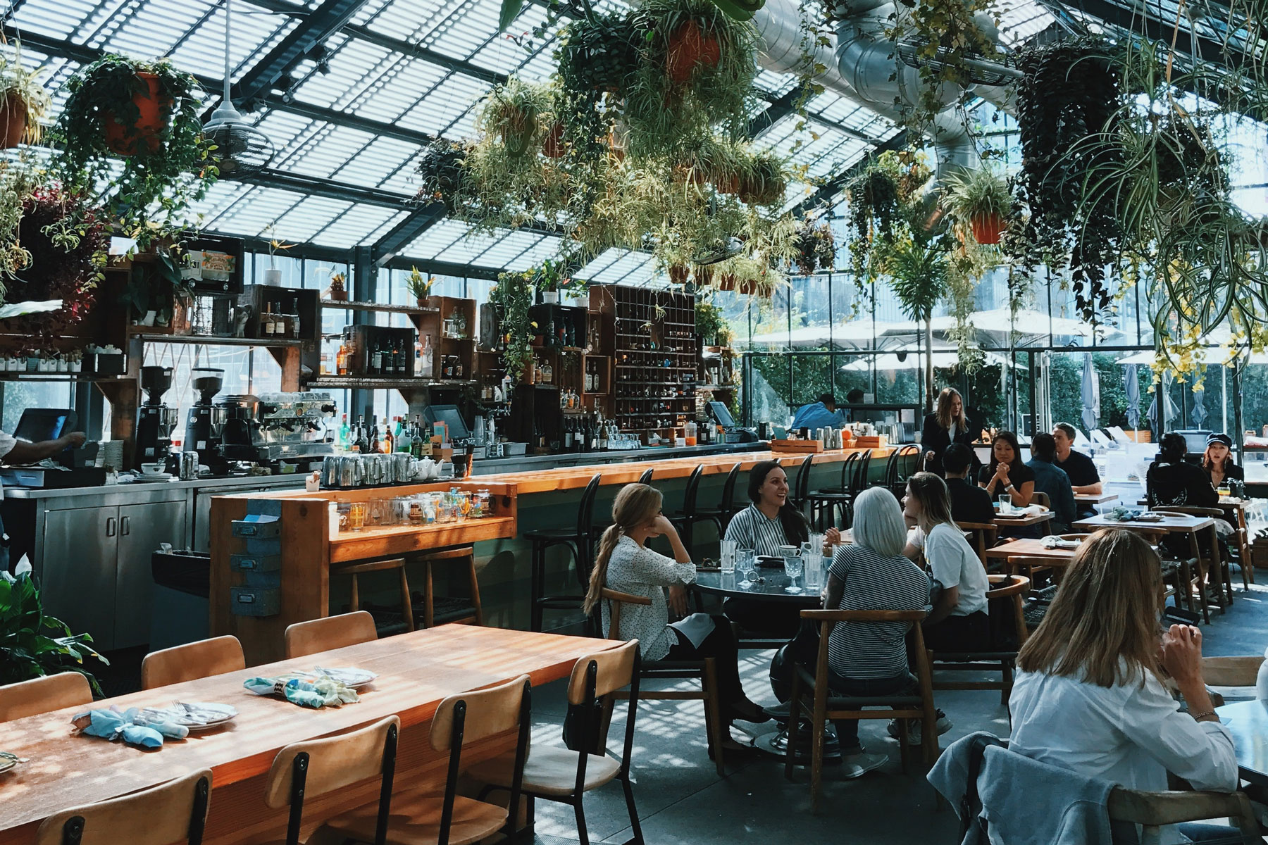 The Line Hotel with Greenery